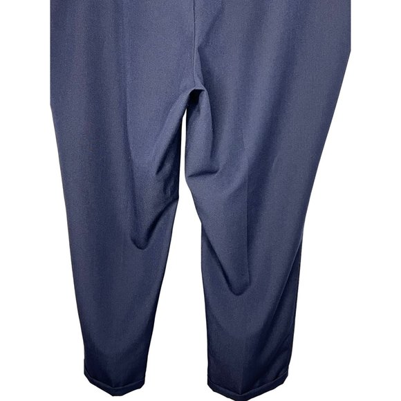 Roz & Ali women’s pants size 18 blue: in elastic waist tie stretch to pockets st - Picture 6 of 9